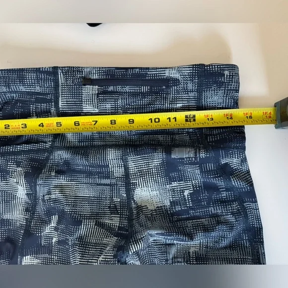 Sweaty Betty Leggings Blue White Grid Pattern 7/8 Length M - Picture 11 of 13